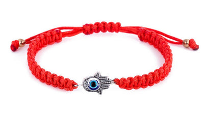 Kabbalah Red String Bracelet with Hamsa and Evil Eye - HA'ARI JEWELRY
