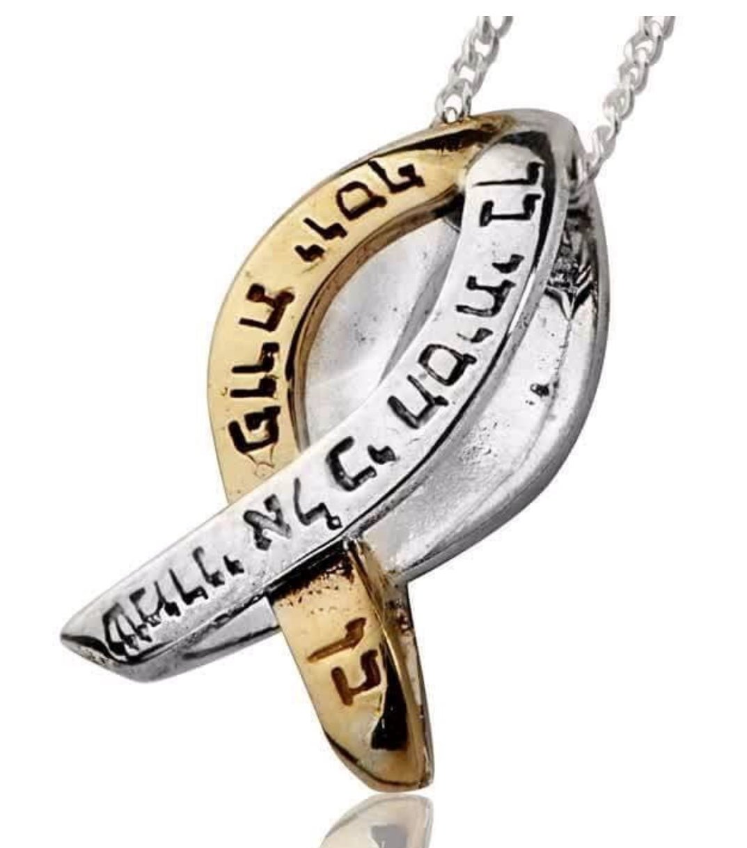 Silver Fish Pendant Kabbalah Necklace | Kabbalah Jewelry