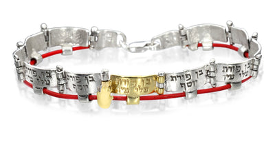 "Ben Porat Yosef" bracelet with red thread - HA'ARI JEWELRY