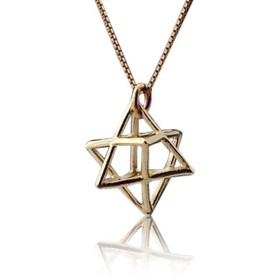 Gold Merkabah Pendant by HaAri Jewelry - HA'ARI JEWELRY