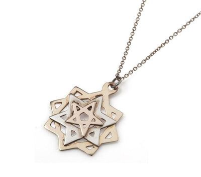 Gold & Silver Tikun Hava Jewish Necklace - HA'ARI JEWELRY