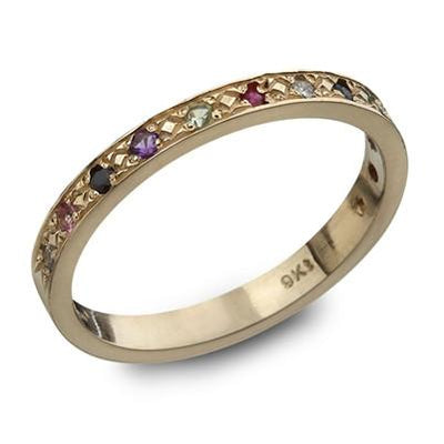 Love Verses Gold Engraved Ring | Ravit Hasday Jewish Jewelry