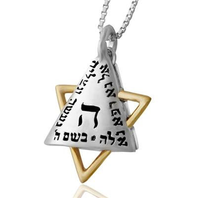 Jewish Jewelry The Shield Of Elijah Pendant for Health and Cure - HA'ARI JEWELRY