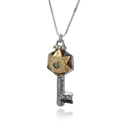 Kabbalah Jewelry - Uriel Key Pendant - HA'ARI JEWELRY