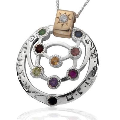 Silver Ten Sephirot Kabbalah Pendant | Kabbalah Jewelry